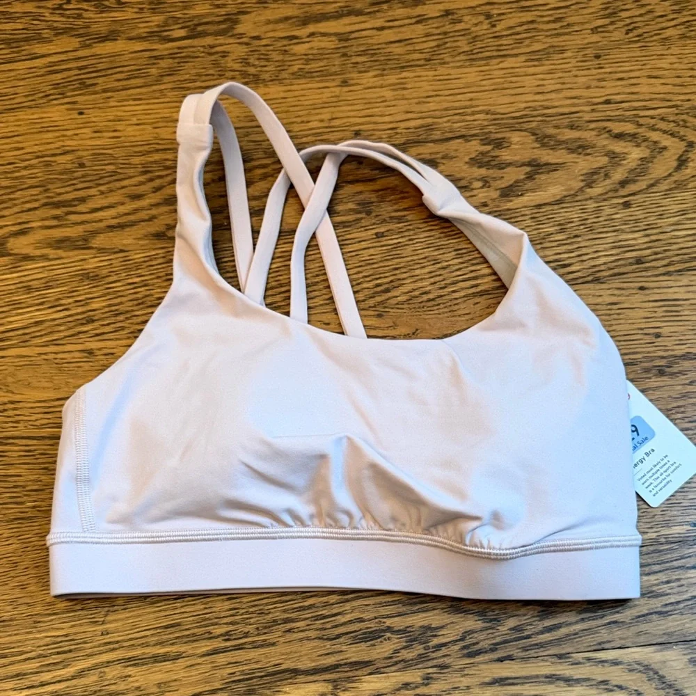 Lululemon Light Pink Energy Bra - Picture 1 of 3
